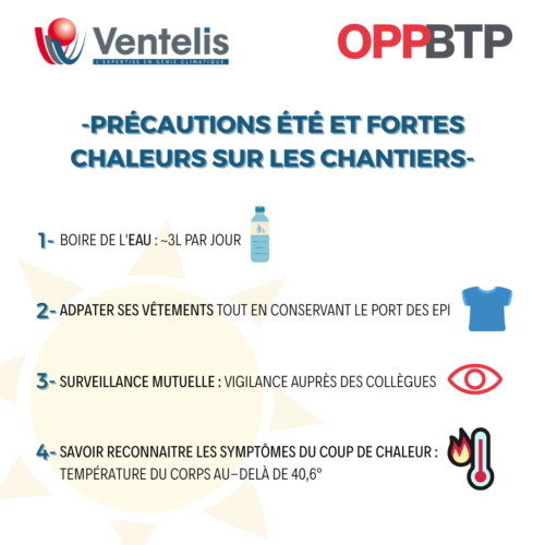 PRECAUTIONS CHALEUR ETE CHANTER RSE