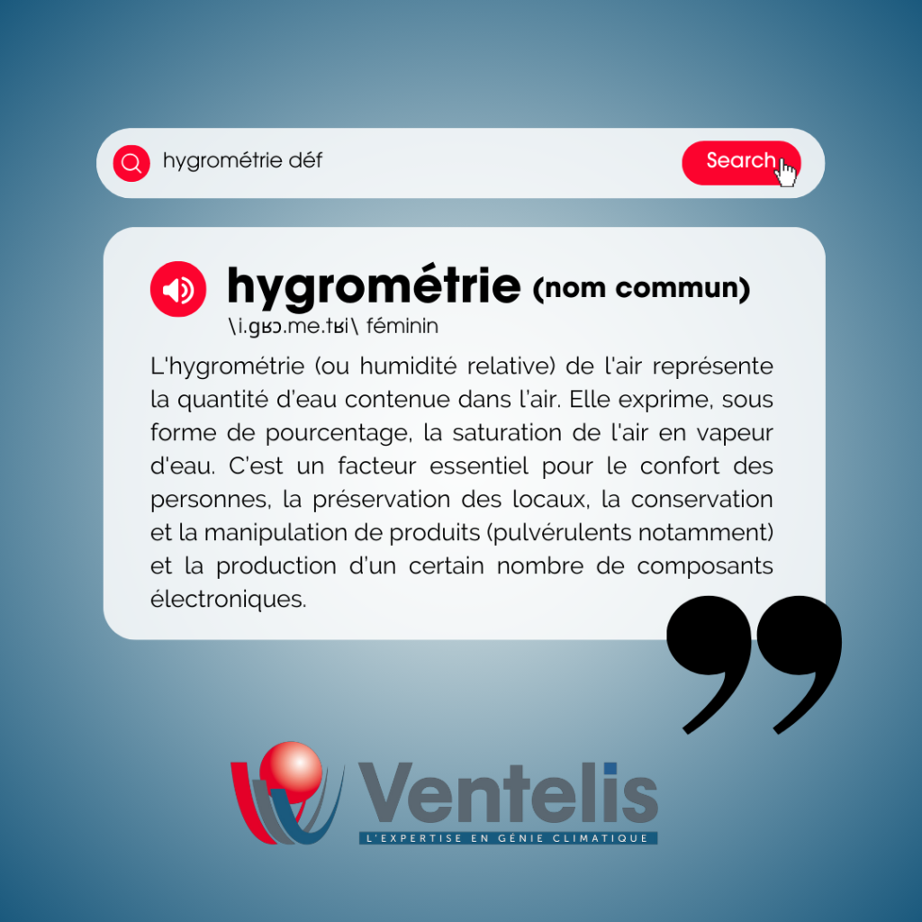 définition du mois : hygrométrie