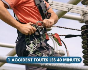 chutes en hauteur